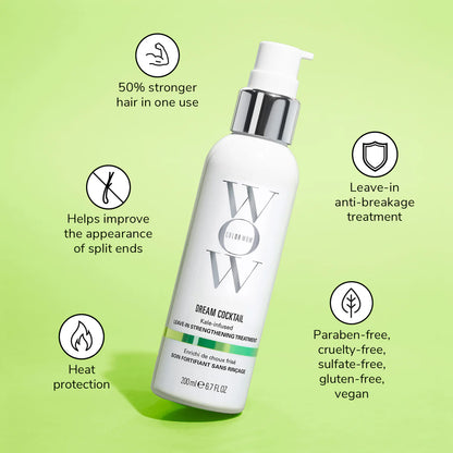 Colorwow Dream Cocktail Kale Infused Leave-in Strengthening Treatment